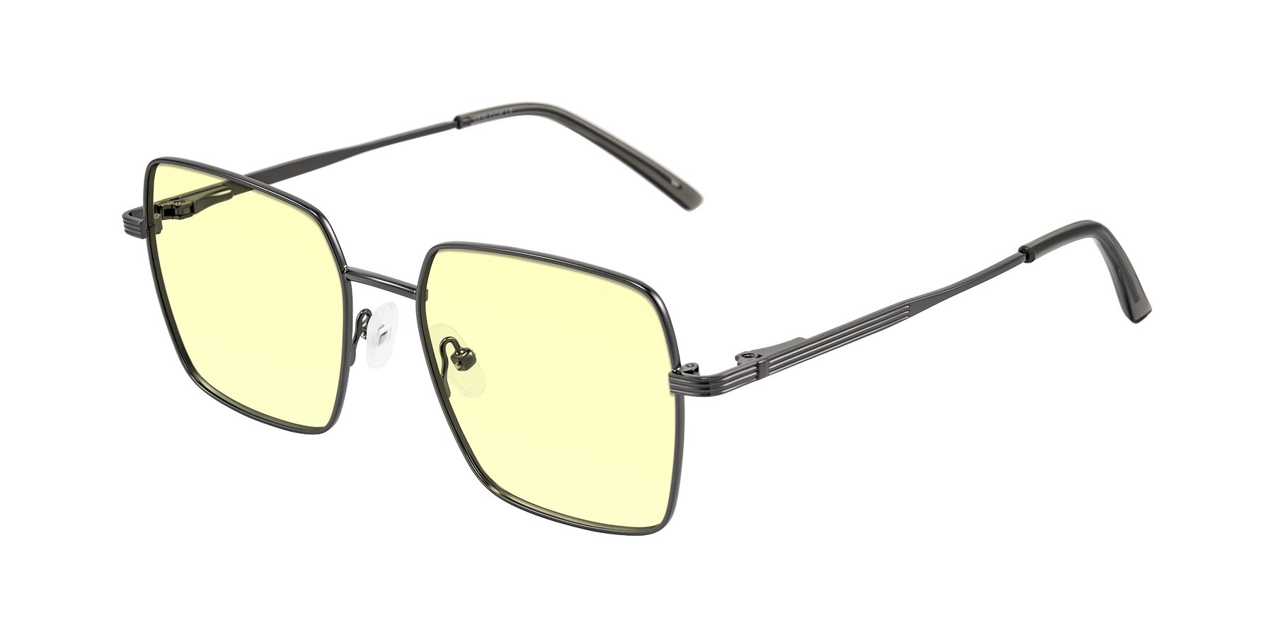 Angle of Grafton in Gunmetal with Light Yellow Tinted Lenses