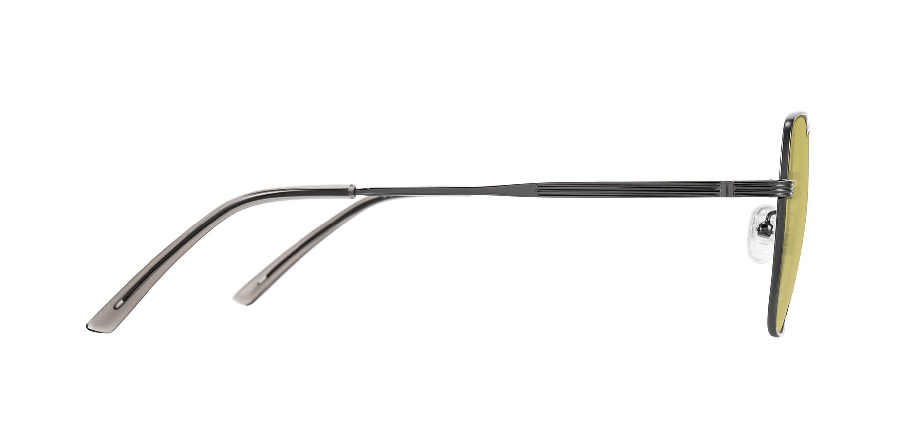 Side of Grafton in Gunmetal with Medium Champagne Tinted Lenses