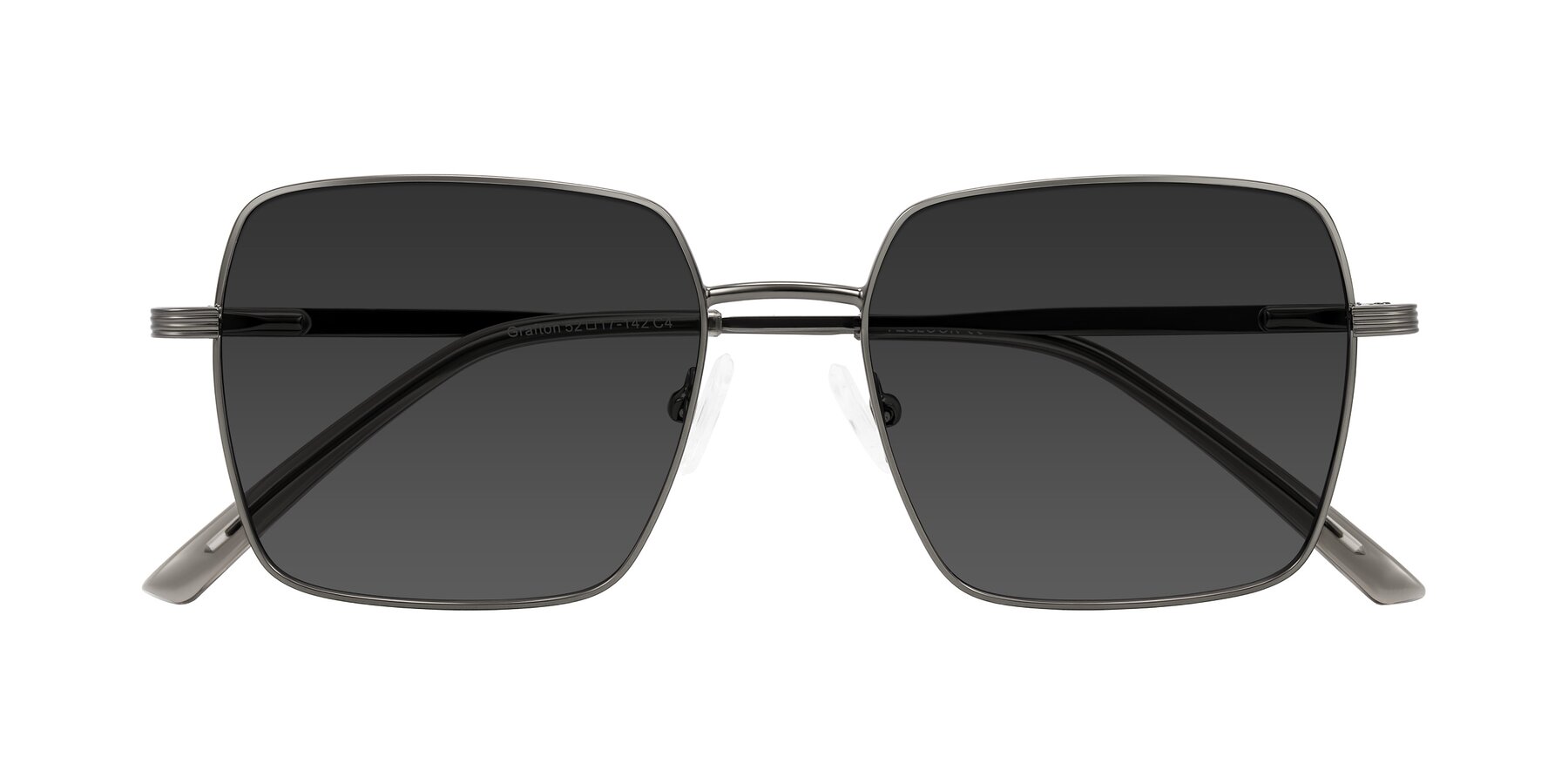 Folded Front of Grafton in Gunmetal with Gray Tinted Lenses