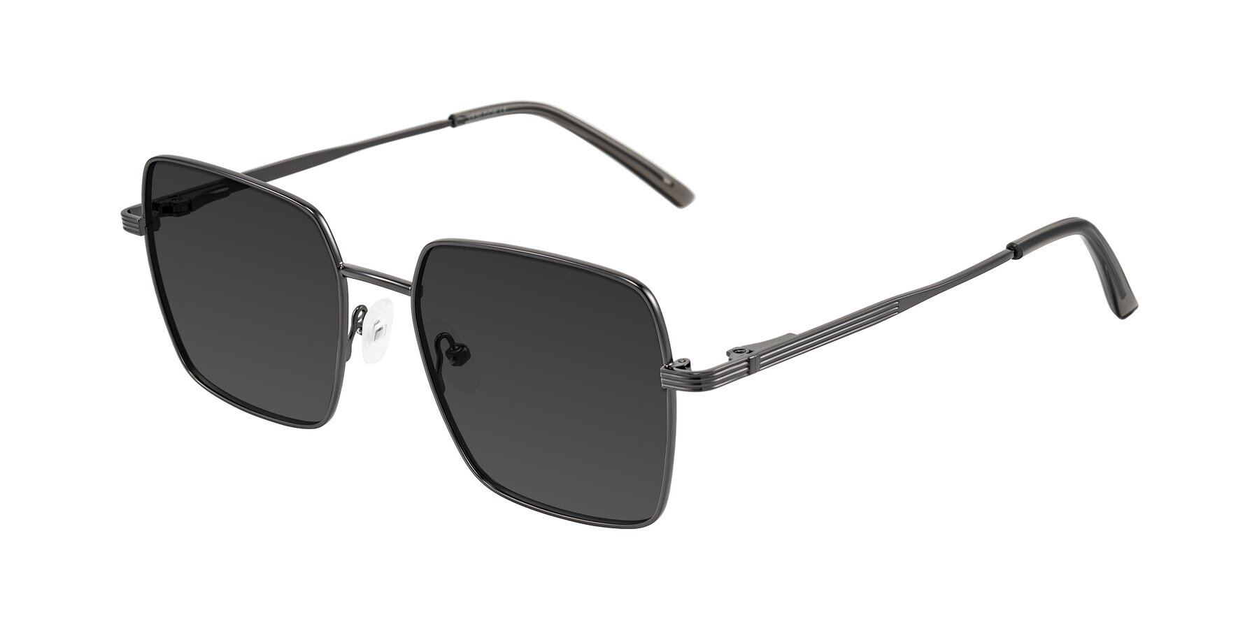 Angle of Grafton in Gunmetal with Gray Tinted Lenses