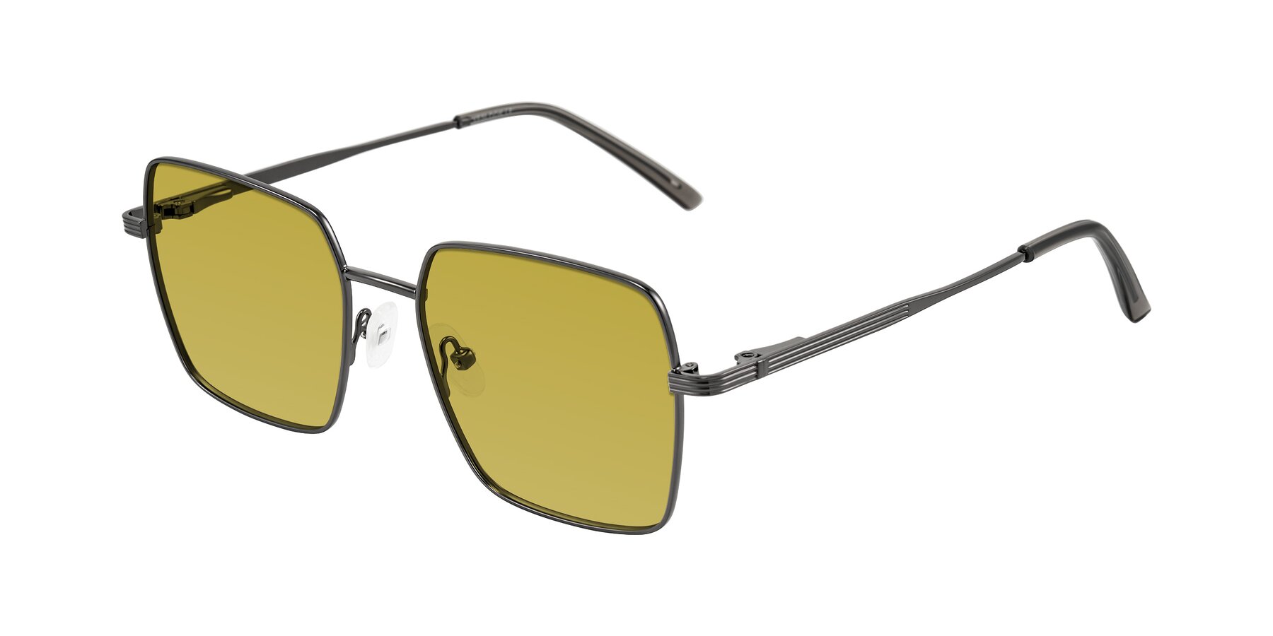 Angle of Grafton in Gunmetal with Champagne Tinted Lenses