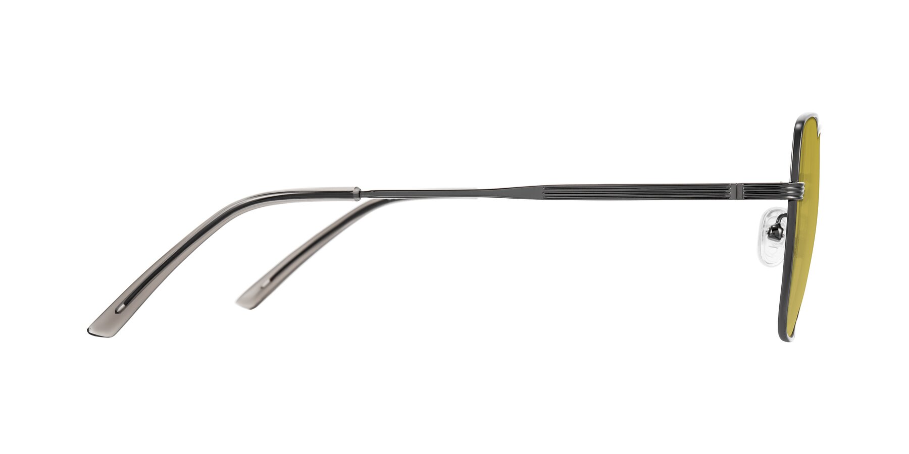 Side of Grafton in Gunmetal with Champagne Tinted Lenses
