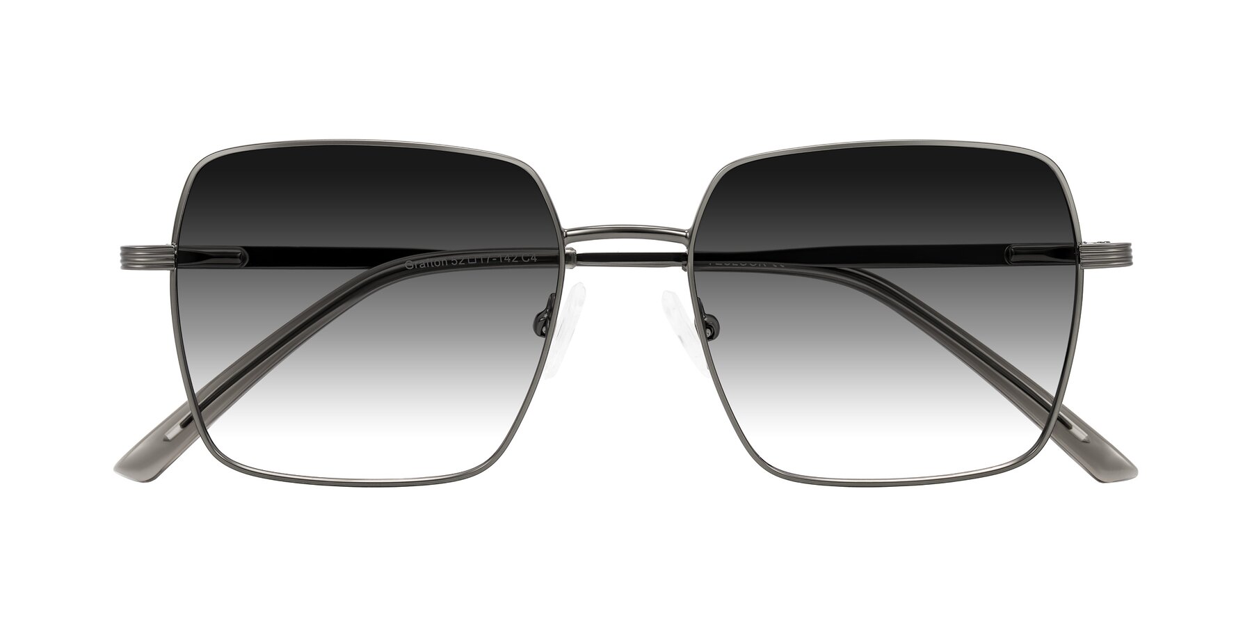 Folded Front of Grafton in Gunmetal with Gray Gradient Lenses