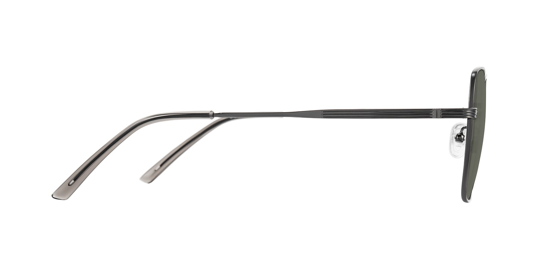 Side of Grafton in Gunmetal with Gray Polarized Lenses