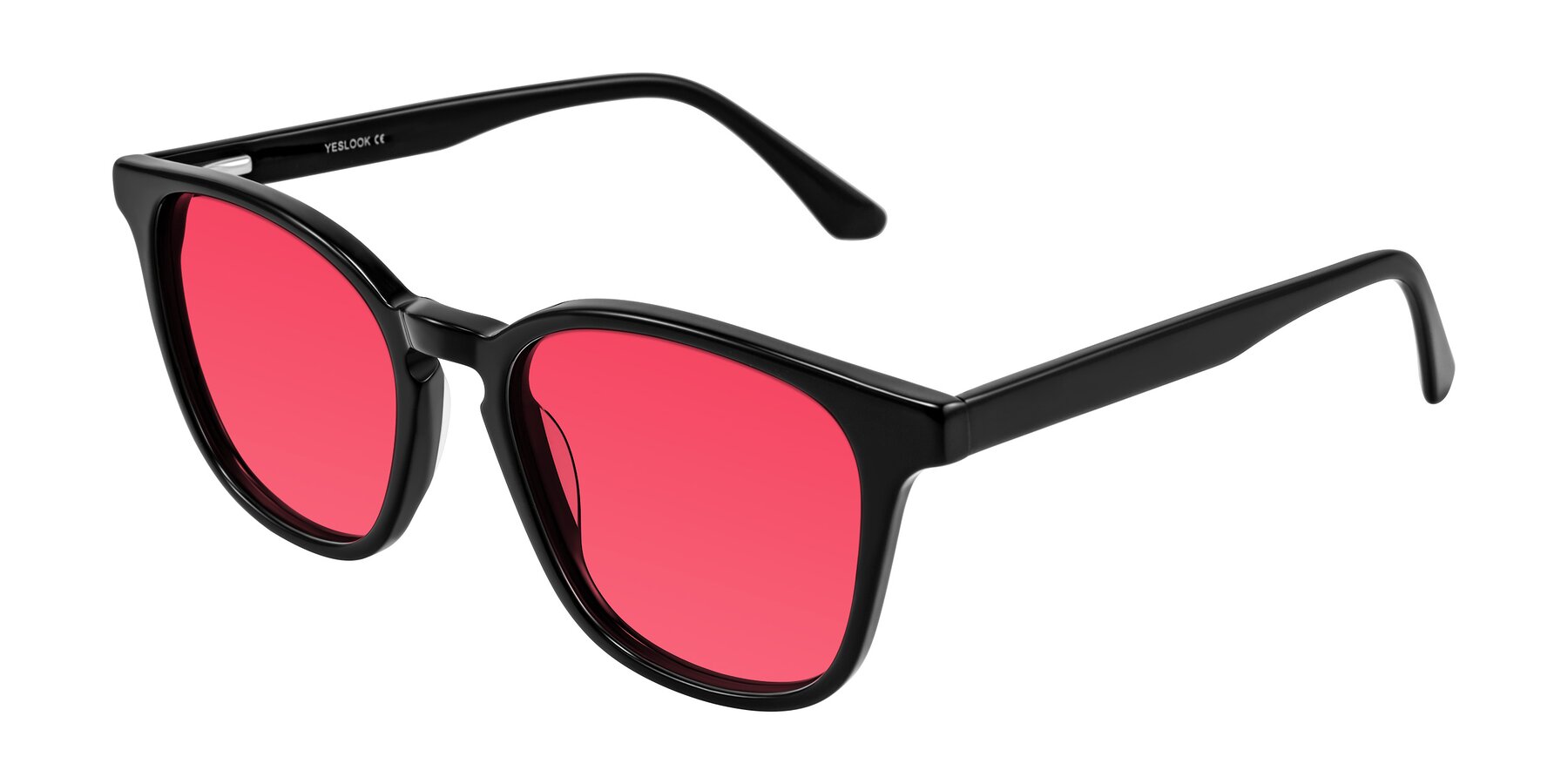 Angle of Finglas in Black with Red Tinted Lenses