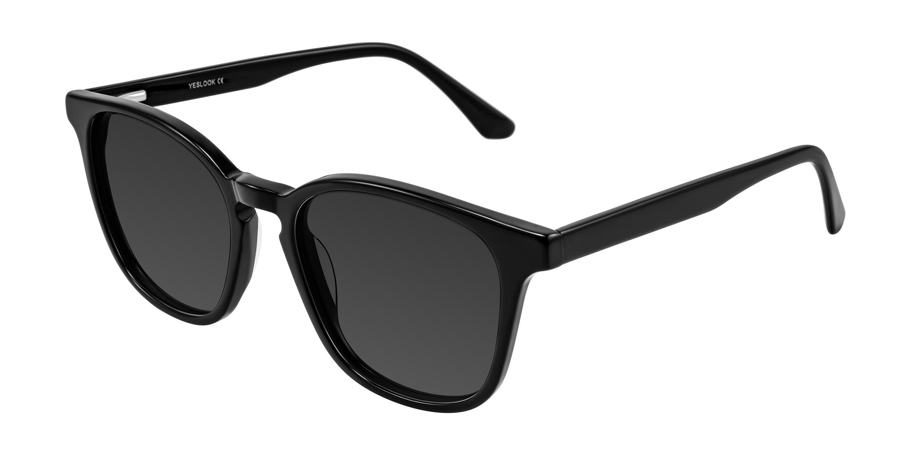 Angle of Finglas in Black with Gray Tinted Lenses