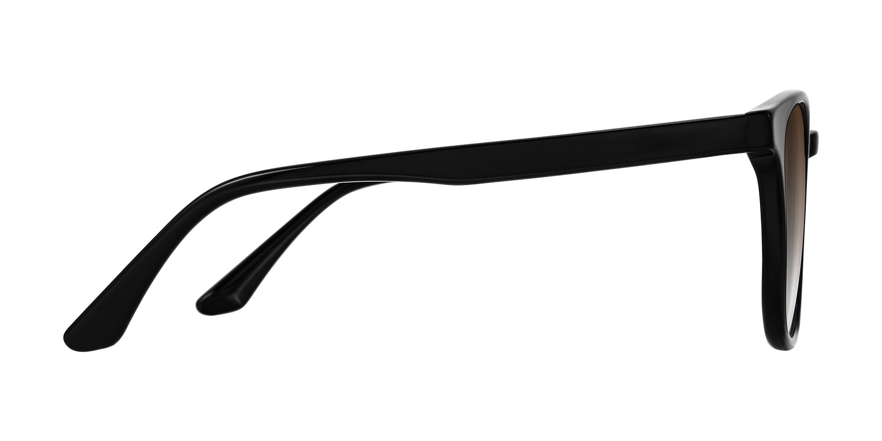Side of Finglas in Black with Brown Gradient Lenses