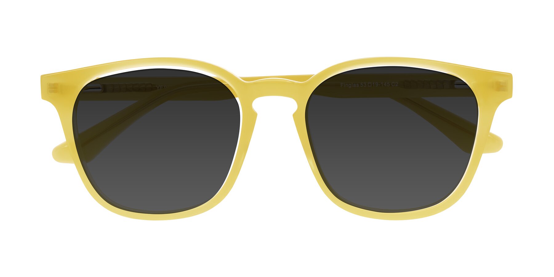 Folded Front of Finglas in Honey with Gray Tinted Lenses