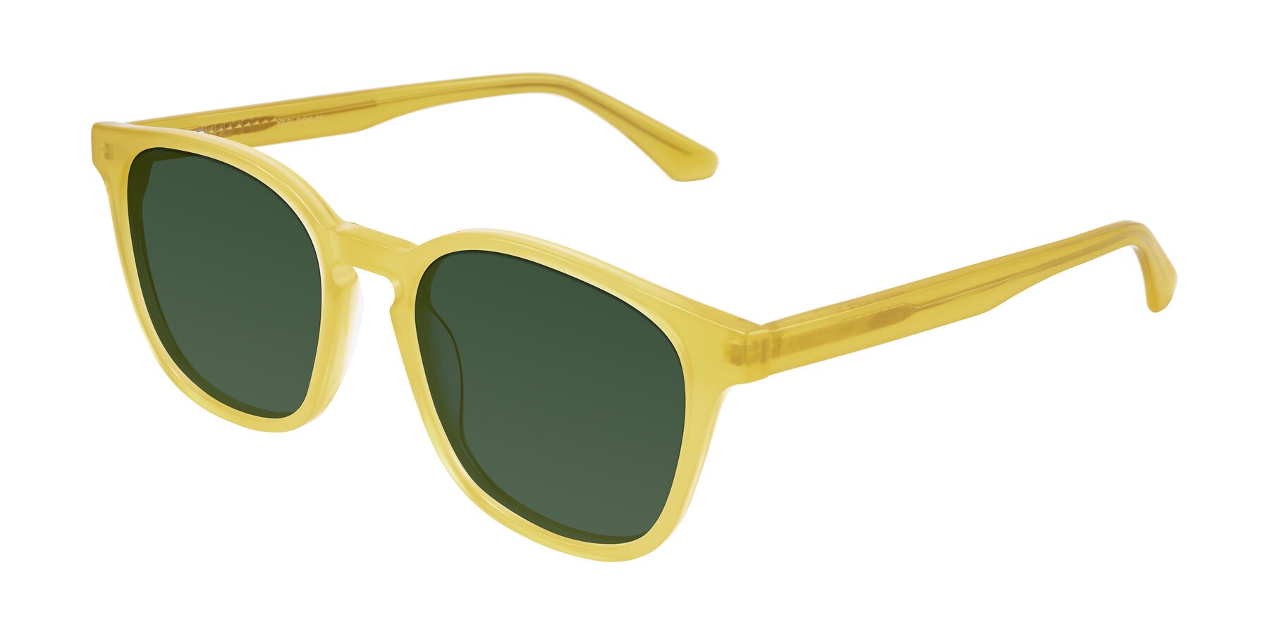 Angle of Finglas in Honey with Green Tinted Lenses