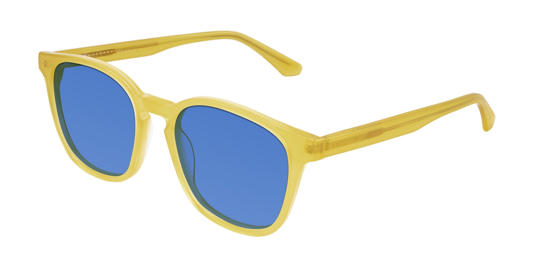 Angle of Finglas in Honey with Blue Tinted Lenses