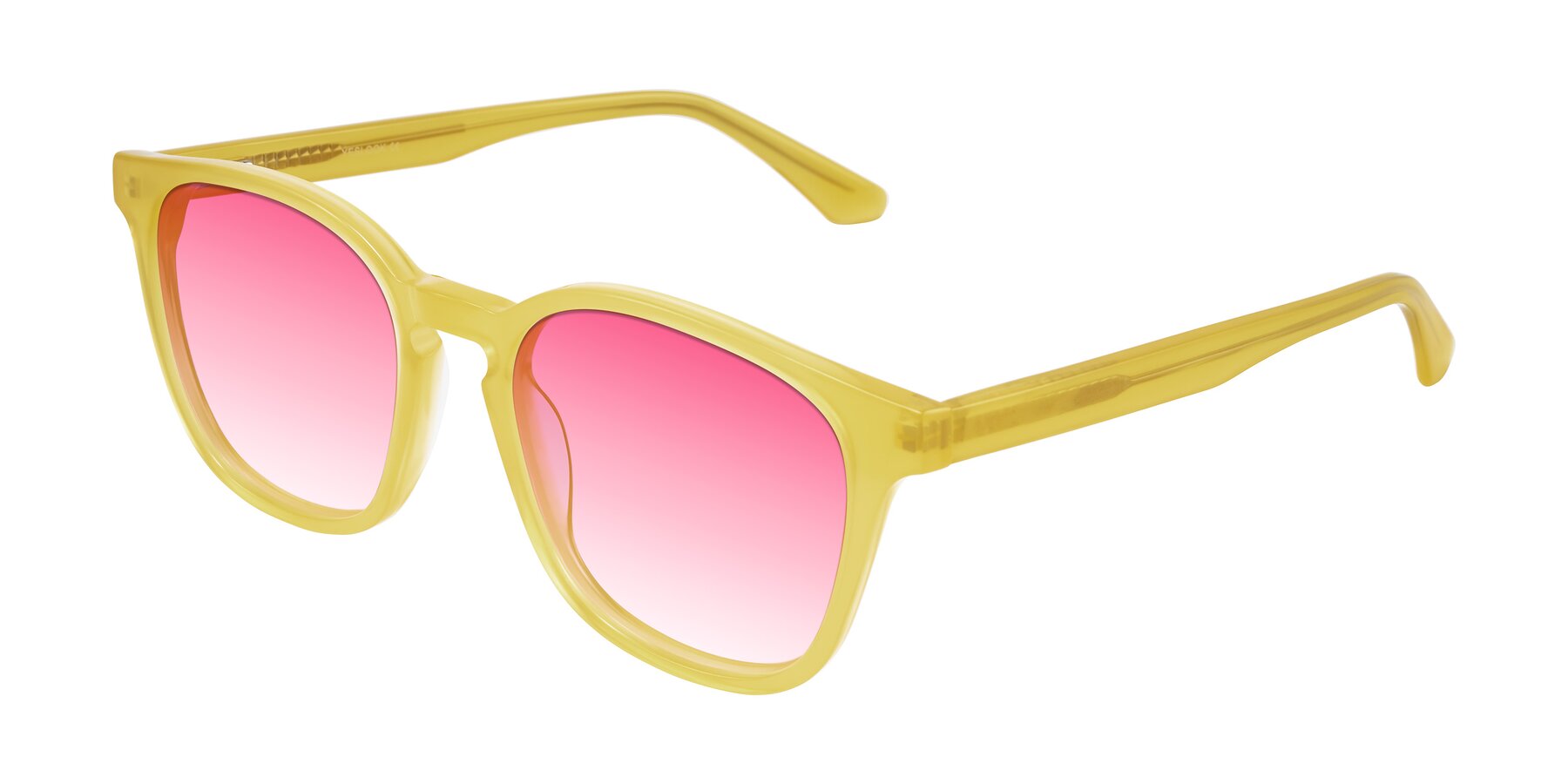 Angle of Finglas in Honey with Pink Gradient Lenses