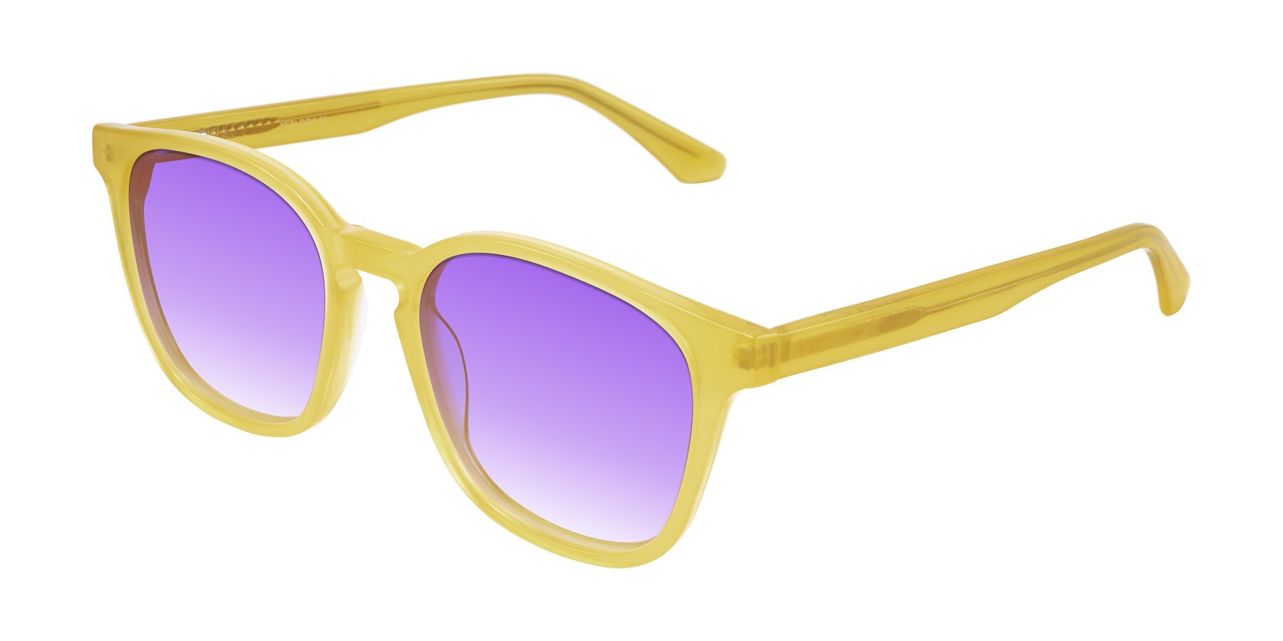 Angle of Finglas in Honey with Purple Gradient Lenses