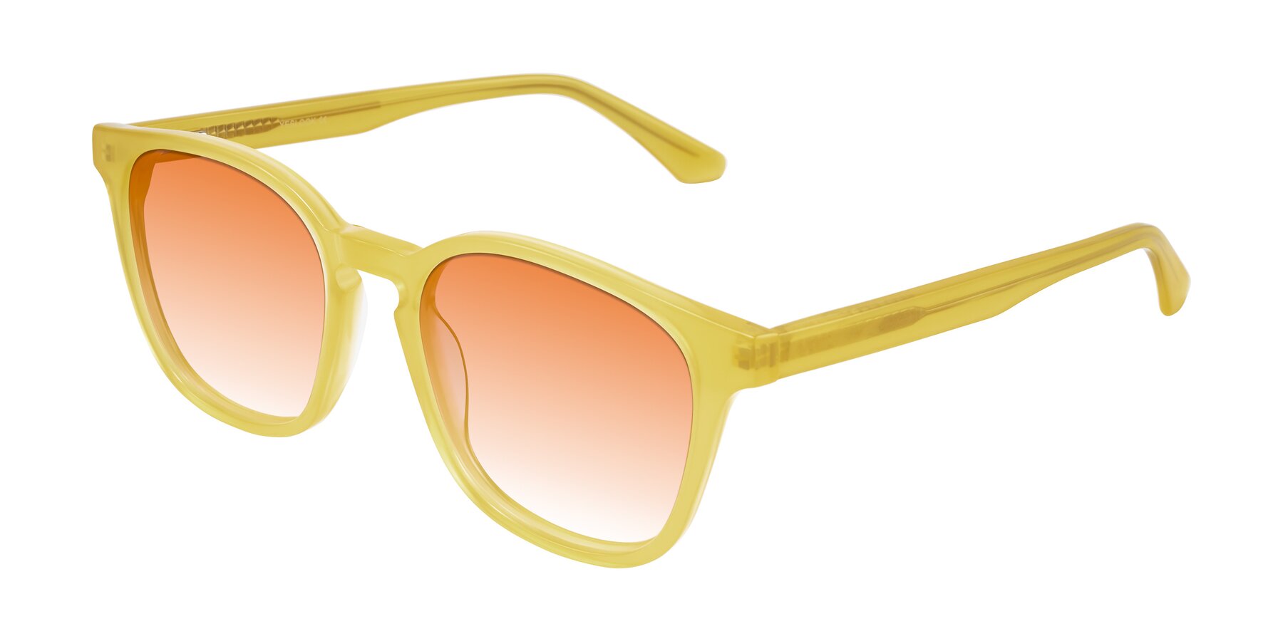 Angle of Finglas in Honey with Orange Gradient Lenses