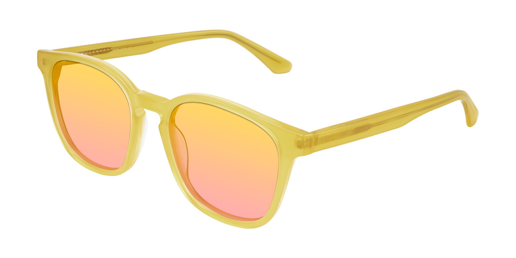 Angle of Finglas in Honey with Yellow / Pink Gradient Lenses