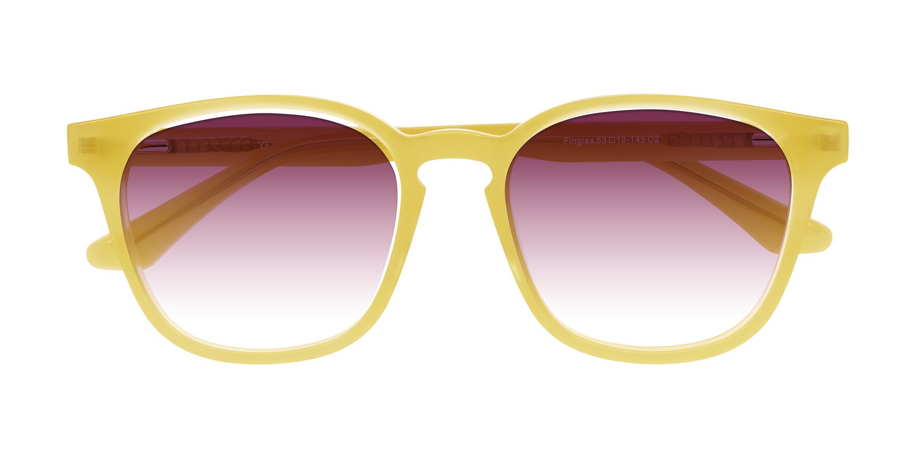 Folded Front of Finglas in Honey with Wine Gradient Lenses