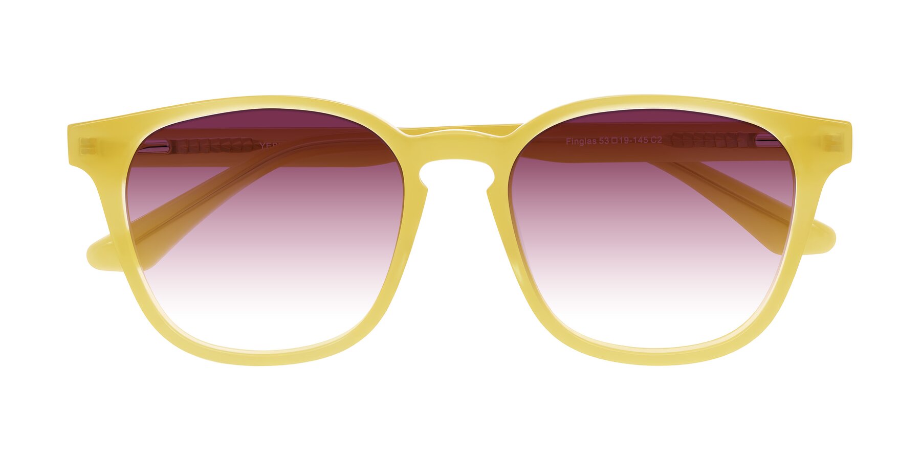Folded Front of Finglas in Honey with Wine Gradient Lenses