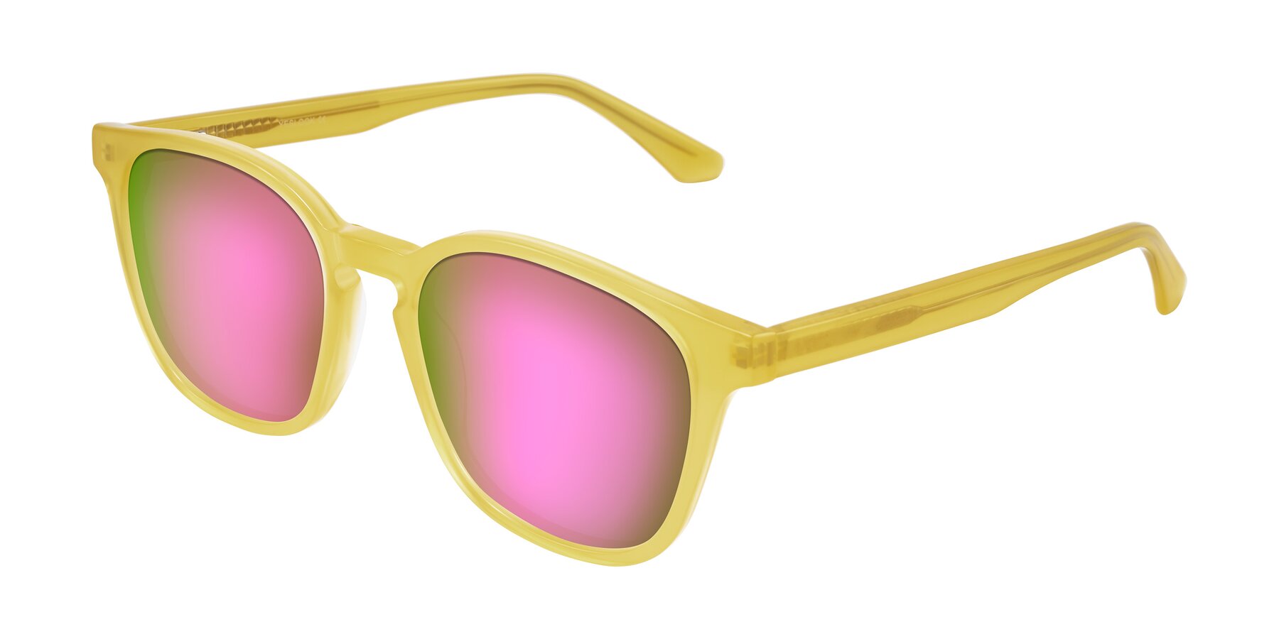 Angle of Finglas in Honey with Pink Mirrored Lenses