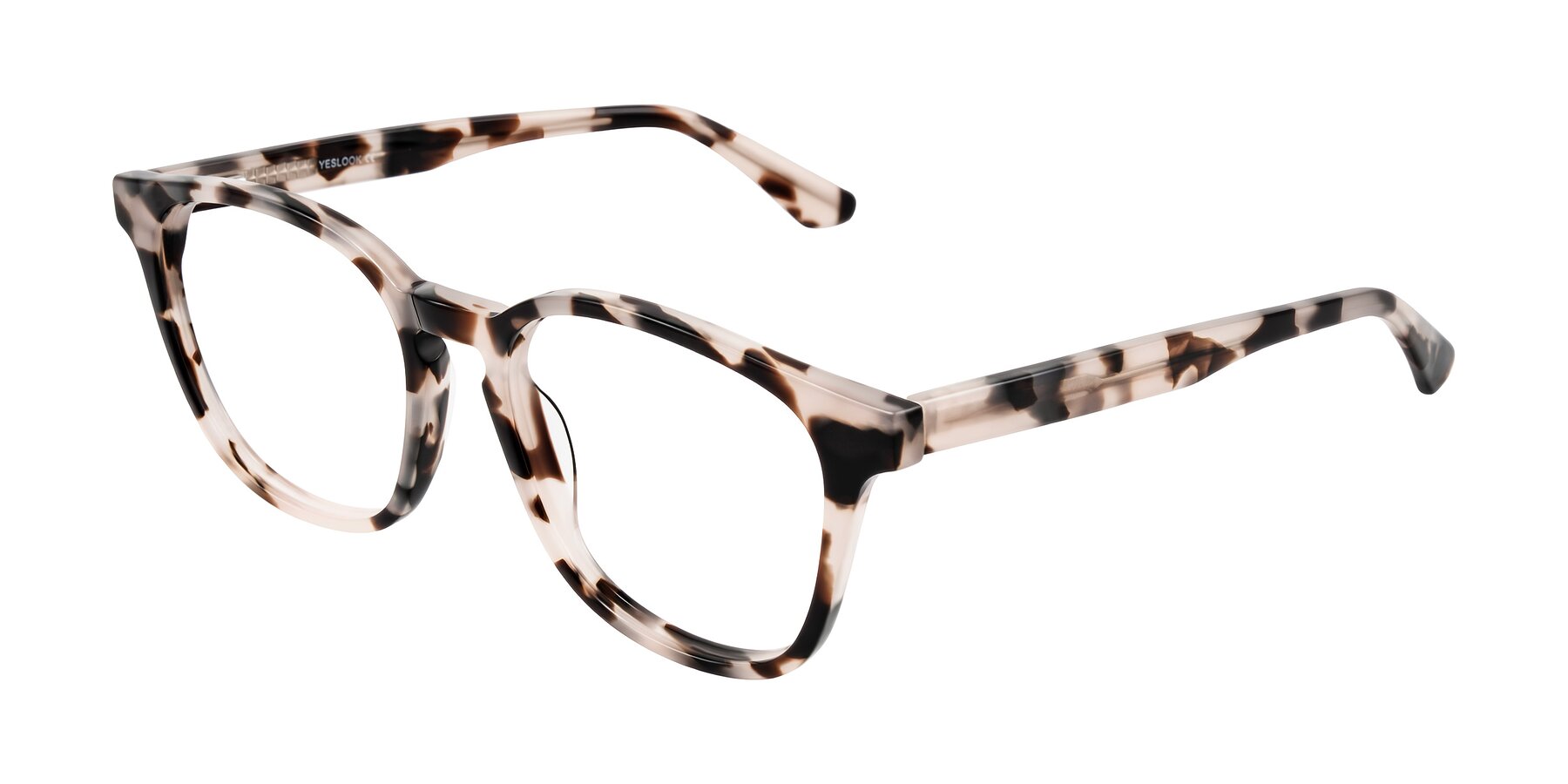 Angle of Finglas in Ivory Tortoise with Clear Blue Light Blocking Lenses