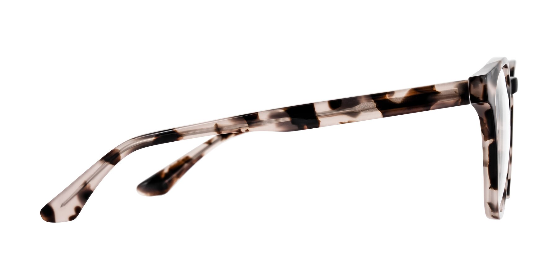 Side of Finglas in Ivory Tortoise with Clear Blue Light Blocking Lenses