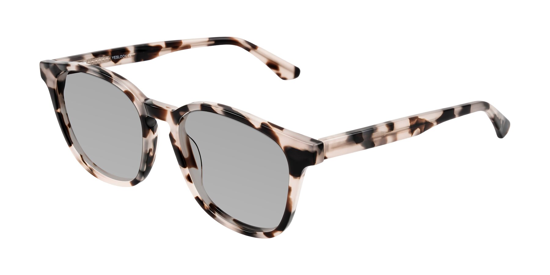 Angle of Finglas in Ivory Tortoise with Light Gray Tinted Lenses
