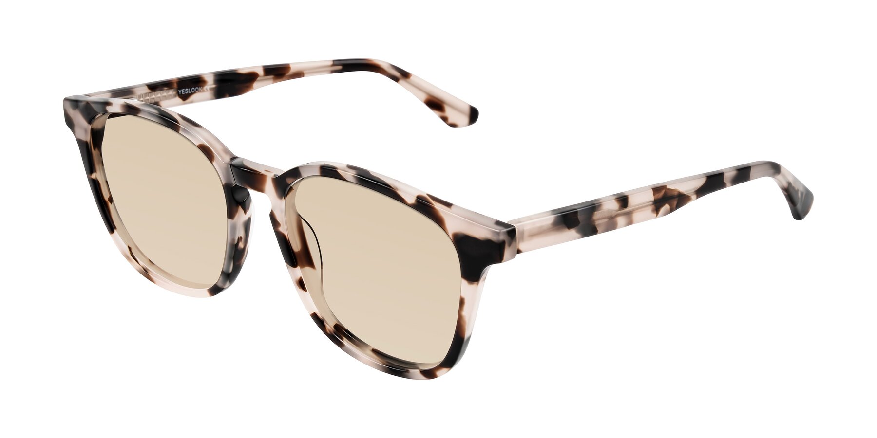Angle of Finglas in Ivory Tortoise with Light Brown Tinted Lenses