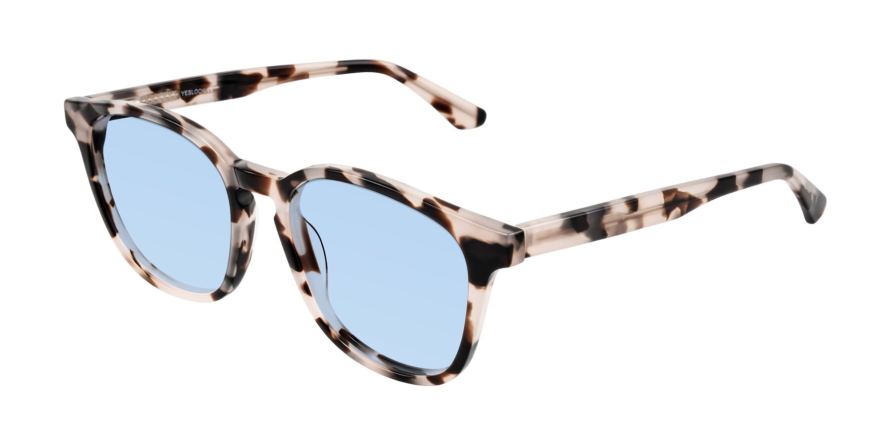 Angle of Finglas in Ivory Tortoise with Light Blue Tinted Lenses