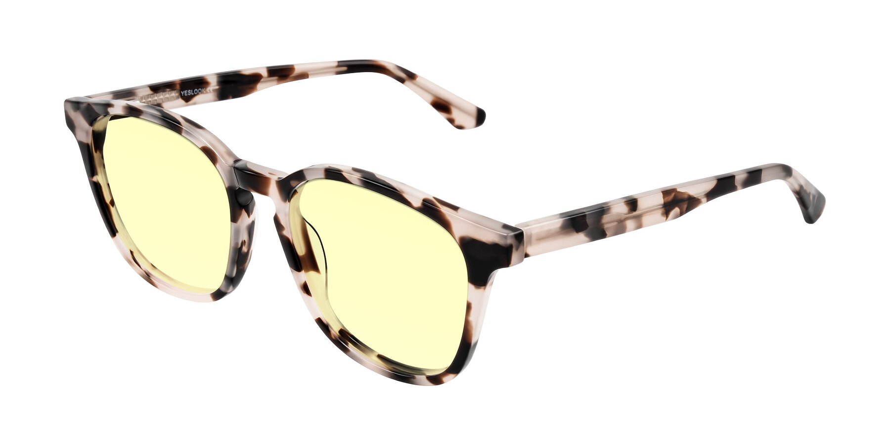 Angle of Finglas in Ivory Tortoise with Light Yellow Tinted Lenses
