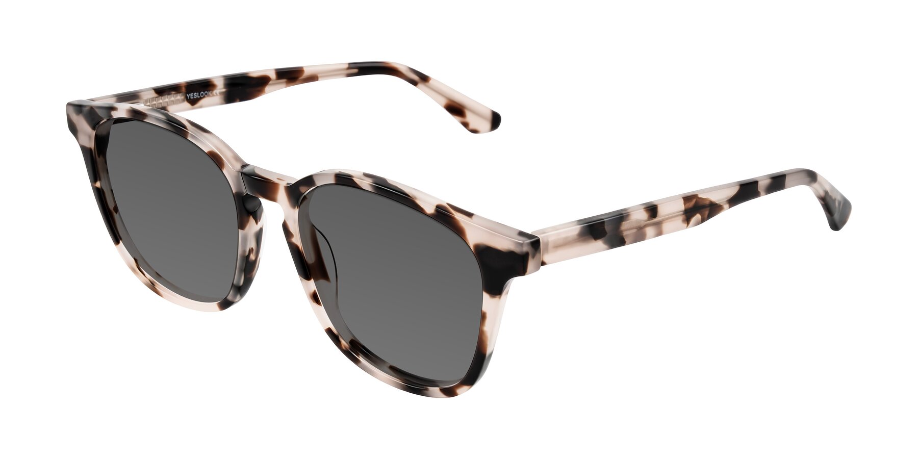 Angle of Finglas in Ivory Tortoise with Medium Gray Tinted Lenses