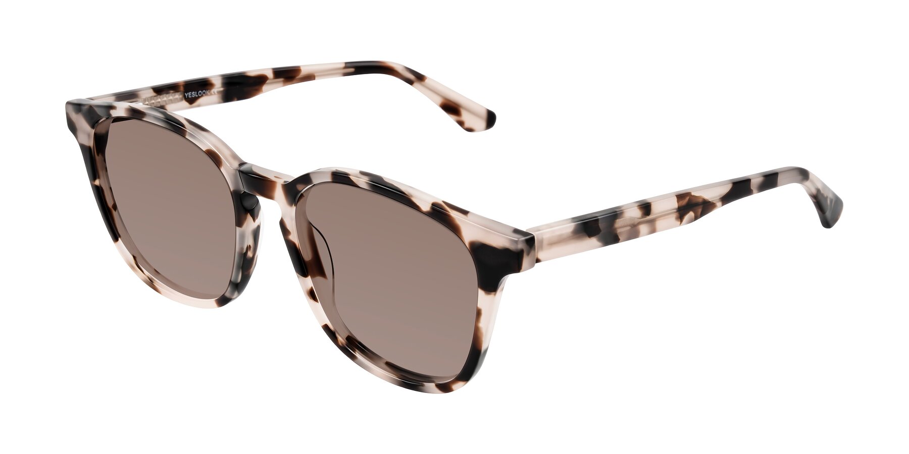 Angle of Finglas in Ivory Tortoise with Medium Brown Tinted Lenses