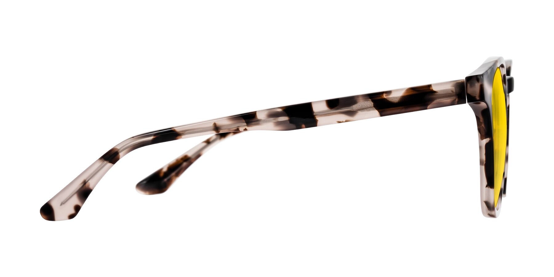 Side of Finglas in Ivory Tortoise with Yellow Tinted Lenses