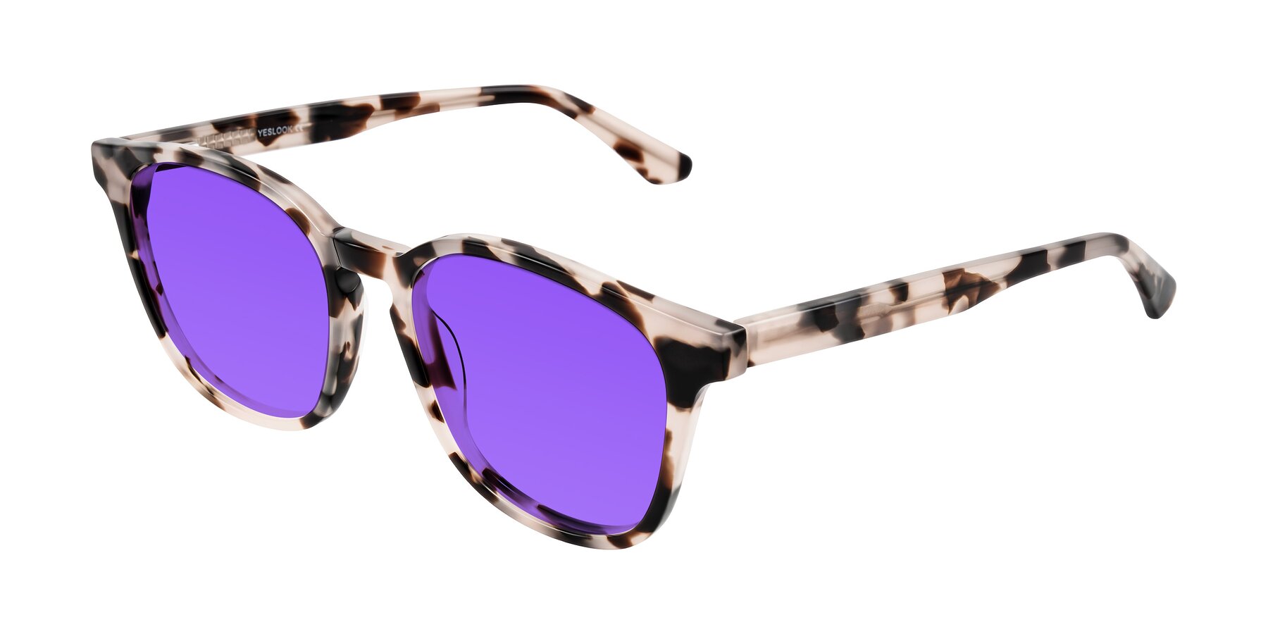 Angle of Finglas in Ivory Tortoise with Purple Tinted Lenses