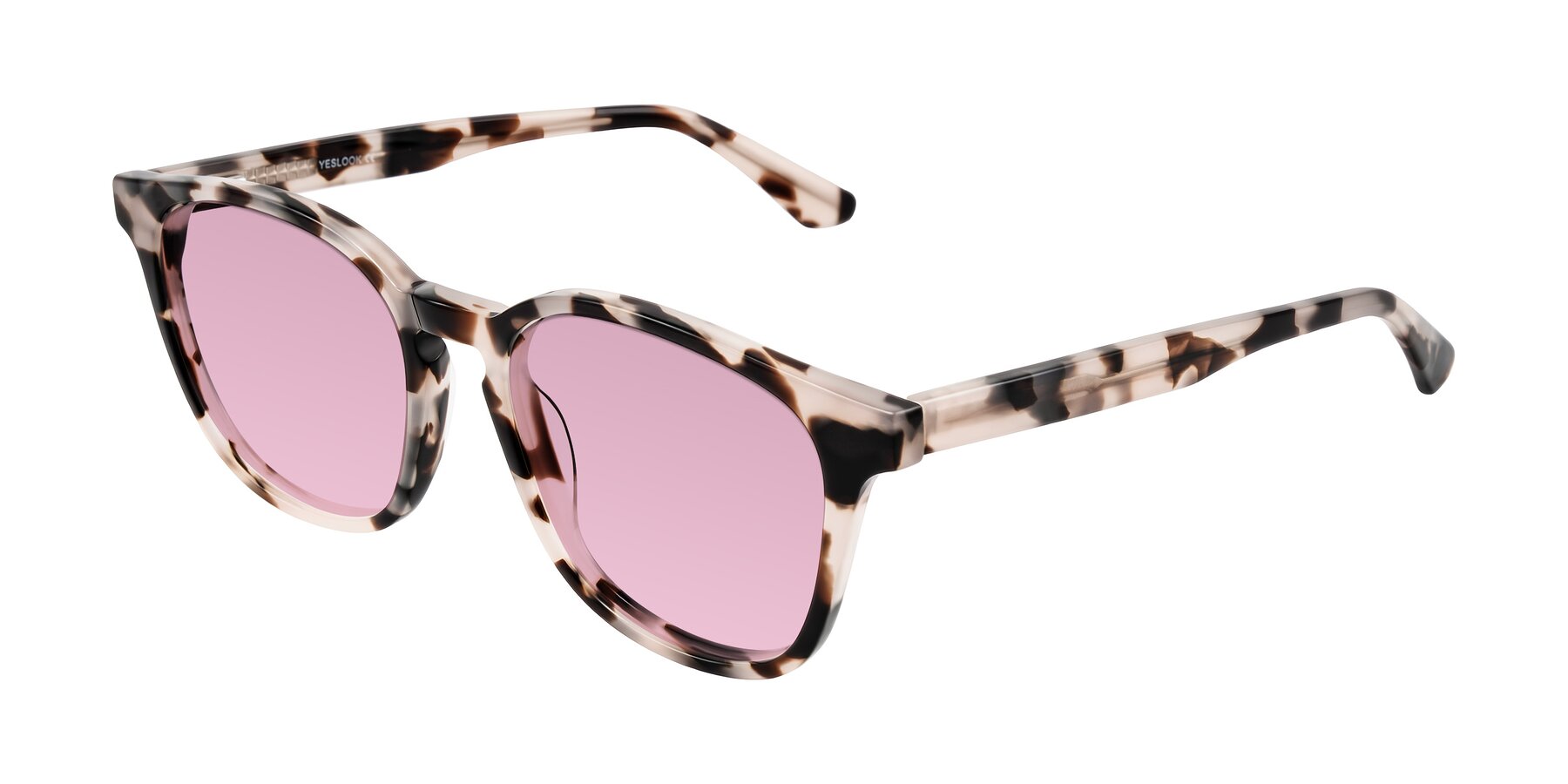 Angle of Finglas in Ivory Tortoise with Light Wine Tinted Lenses