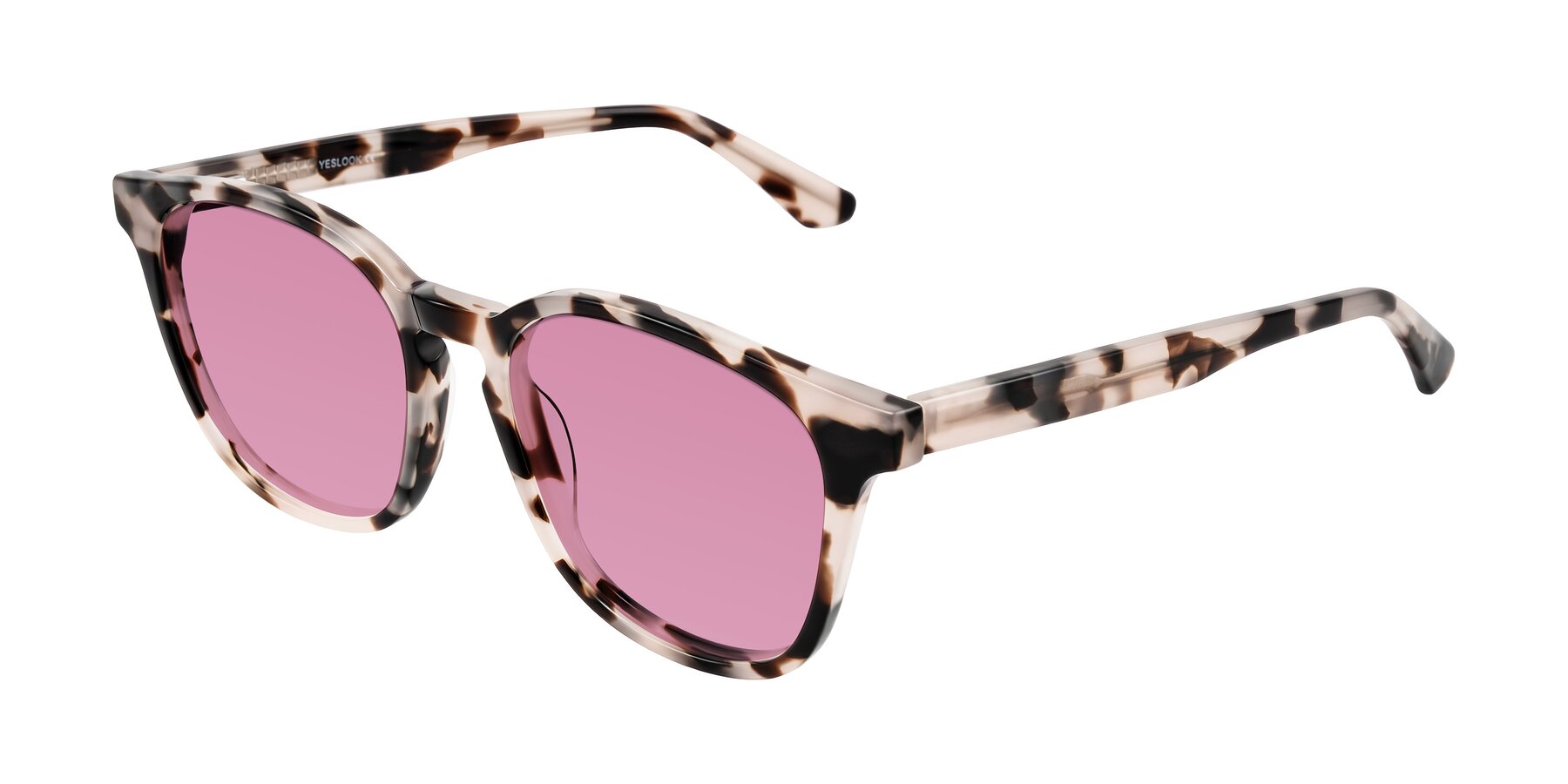 Angle of Finglas in Ivory Tortoise with Medium Wine Tinted Lenses