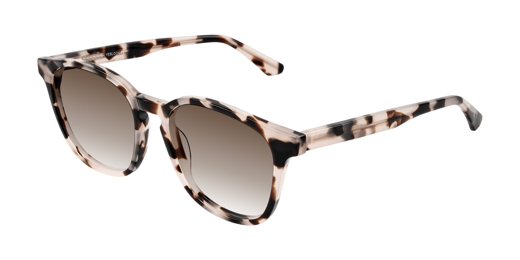 Angle of Finglas in Ivory Tortoise with Brown Gradient Lenses
