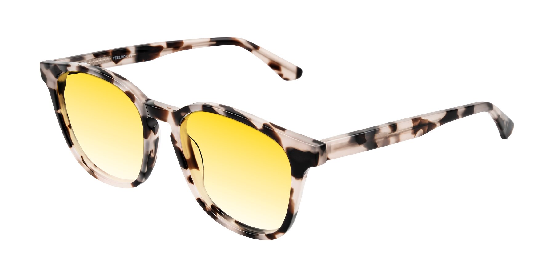 Angle of Finglas in Ivory Tortoise with Yellow Gradient Lenses
