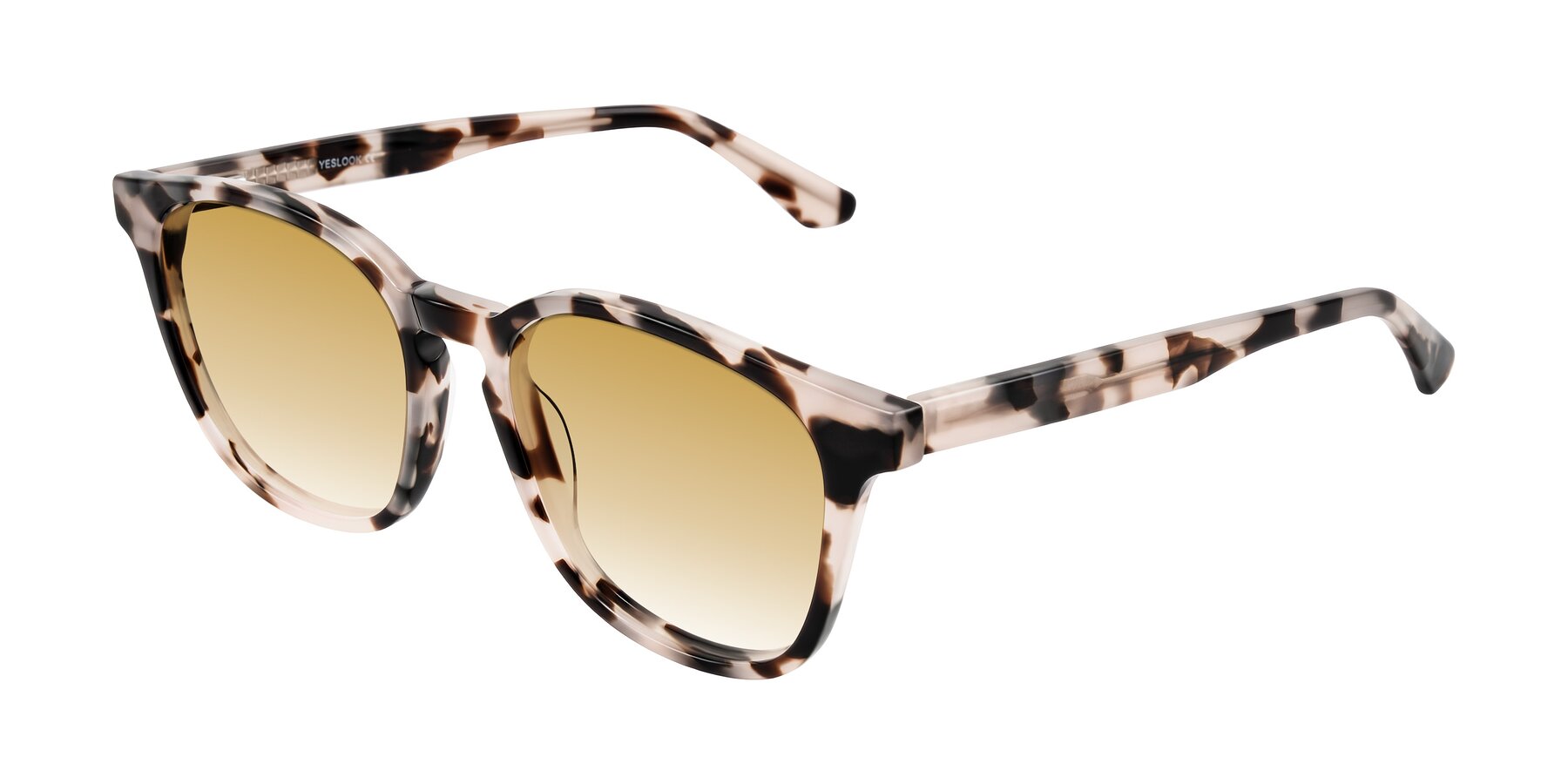 Angle of Finglas in Ivory Tortoise with Champagne Gradient Lenses