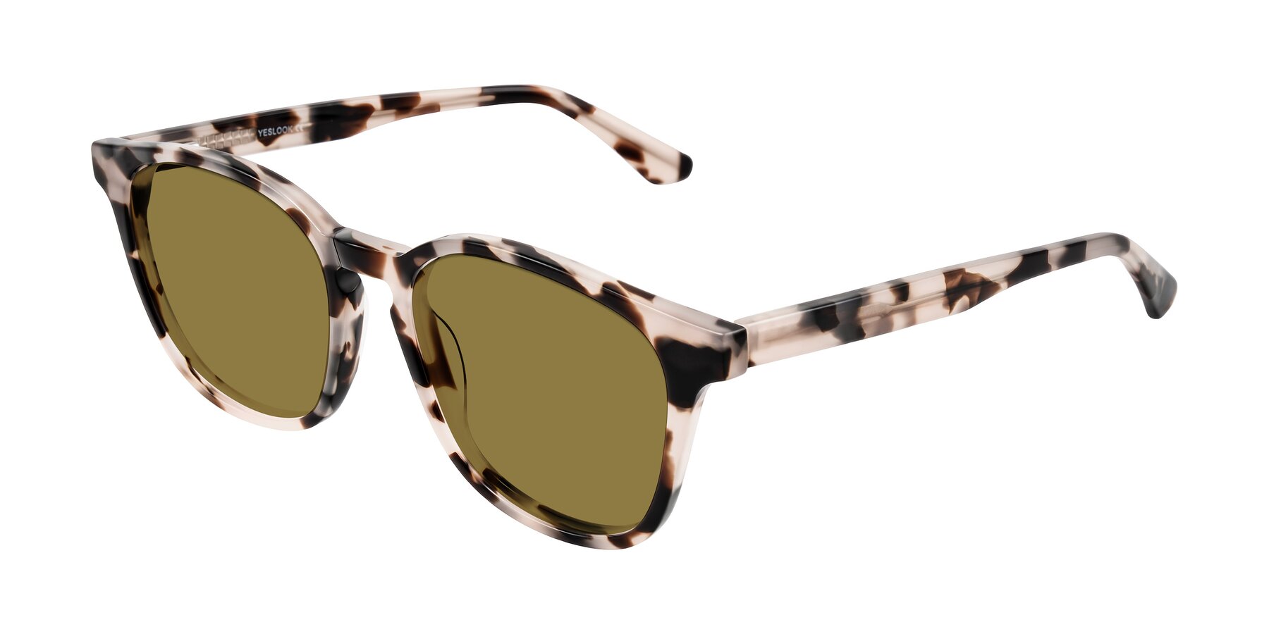 Angle of Finglas in Ivory Tortoise with Brown Polarized Lenses