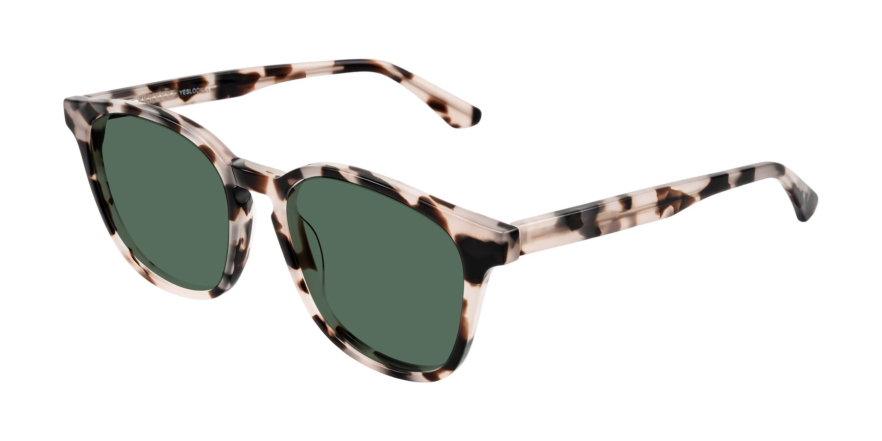Angle of Finglas in Ivory Tortoise with Green Polarized Lenses