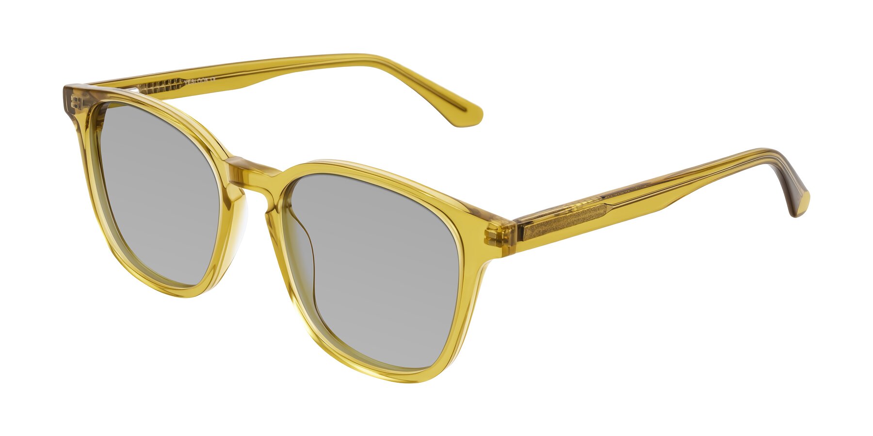 Angle of Finglas in Mustard Crystal with Light Gray Tinted Lenses