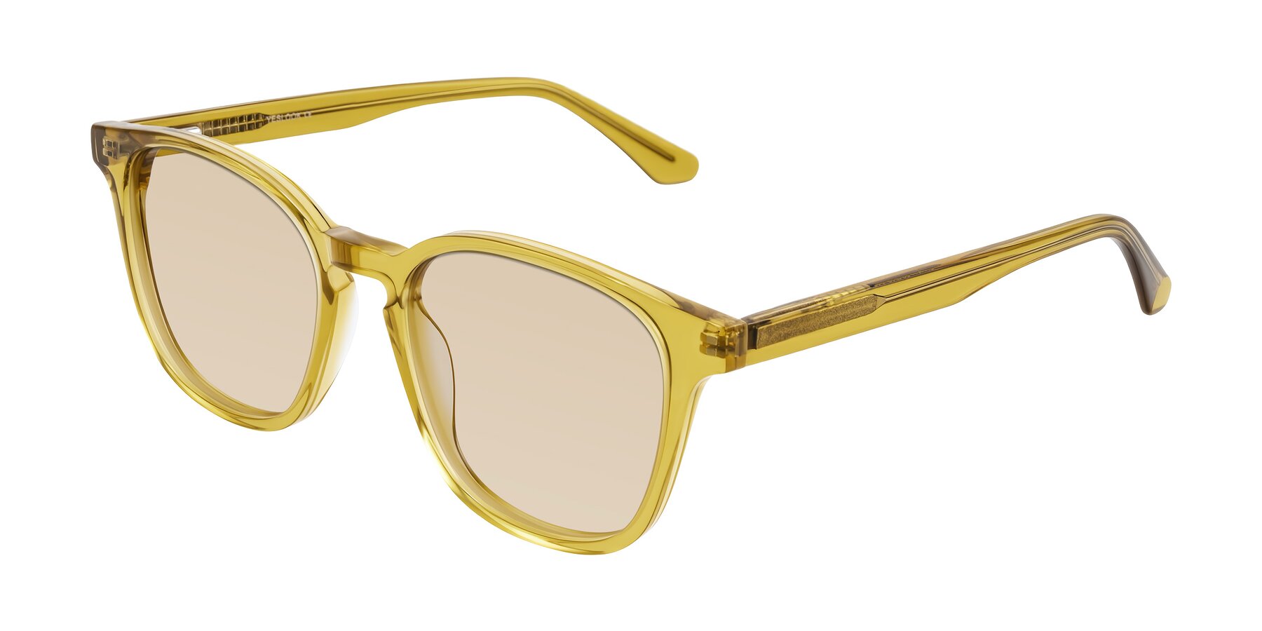 Angle of Finglas in Mustard Crystal with Light Brown Tinted Lenses
