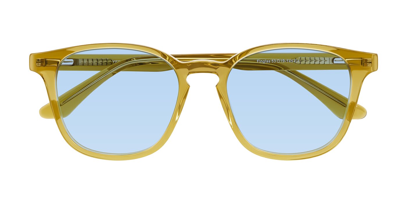 Finglas - Mustard Crystal Tinted Sunglasses