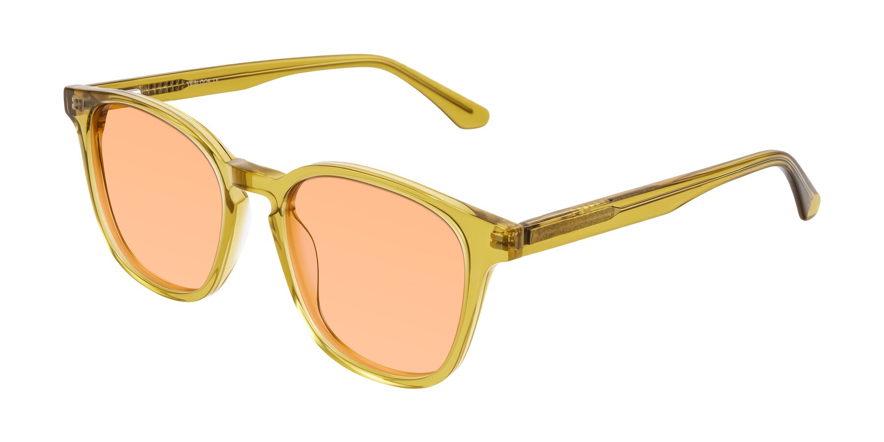 Angle of Finglas in Mustard Crystal with Light Orange Tinted Lenses