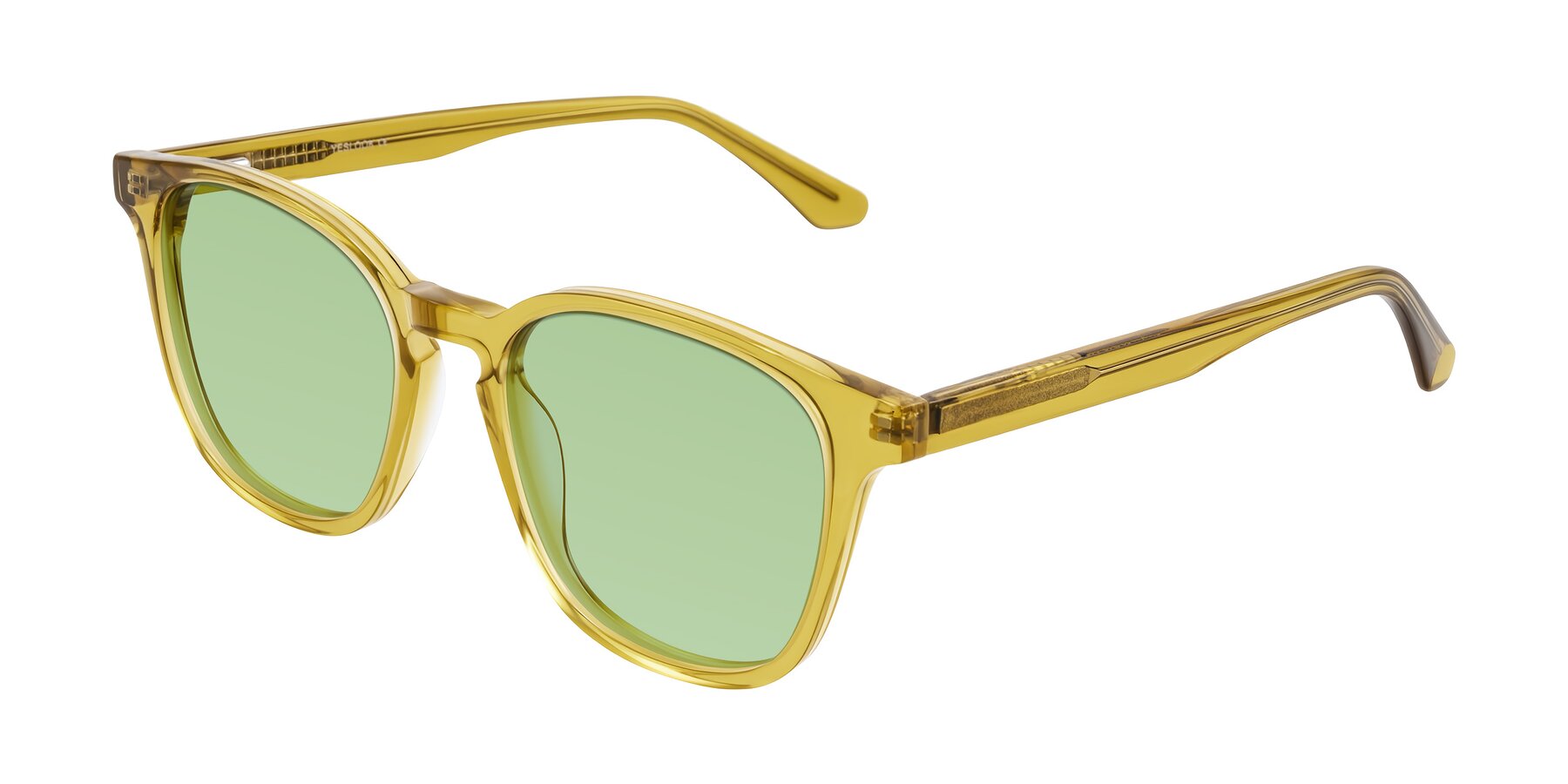 Angle of Finglas in Mustard Crystal with Medium Green Tinted Lenses