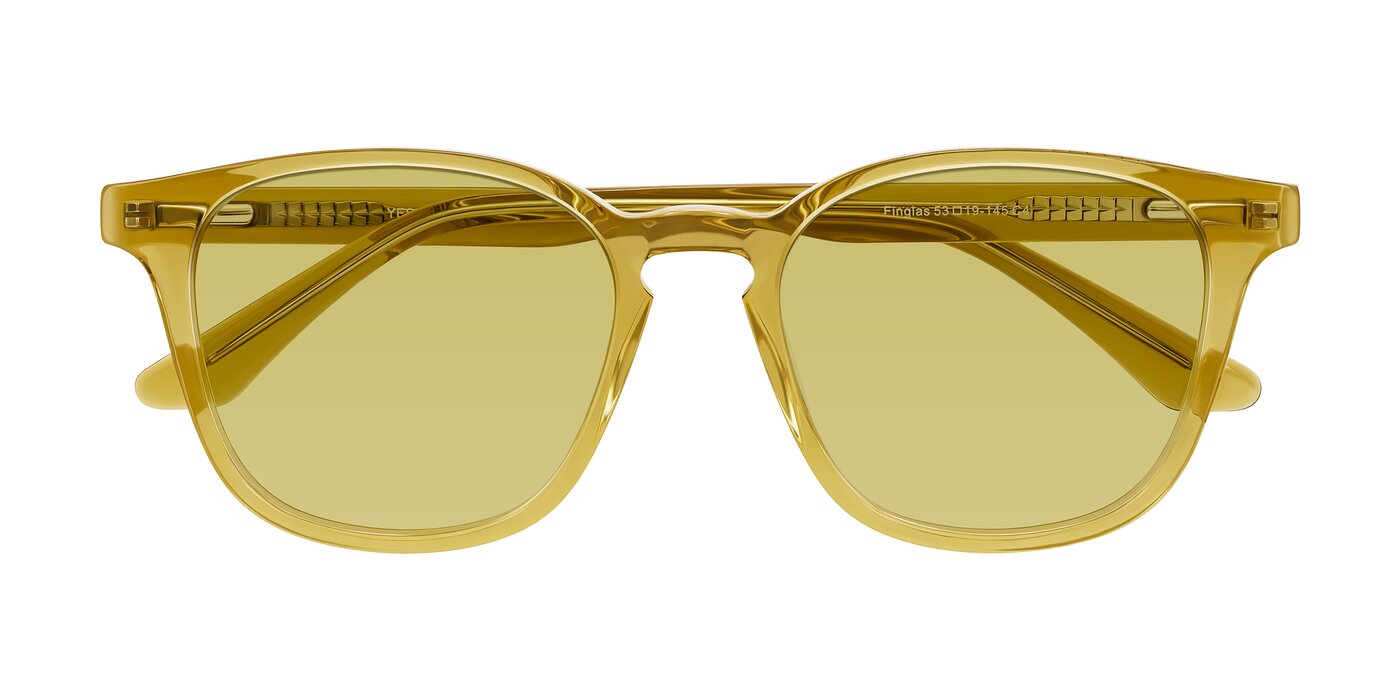 Finglas - Mustard Crystal Tinted Sunglasses