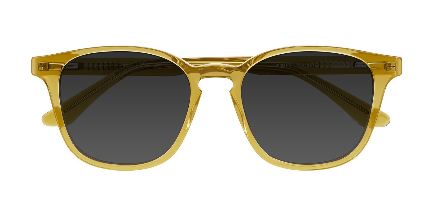 Finglas - Mustard Crystal Tinted Sunglasses