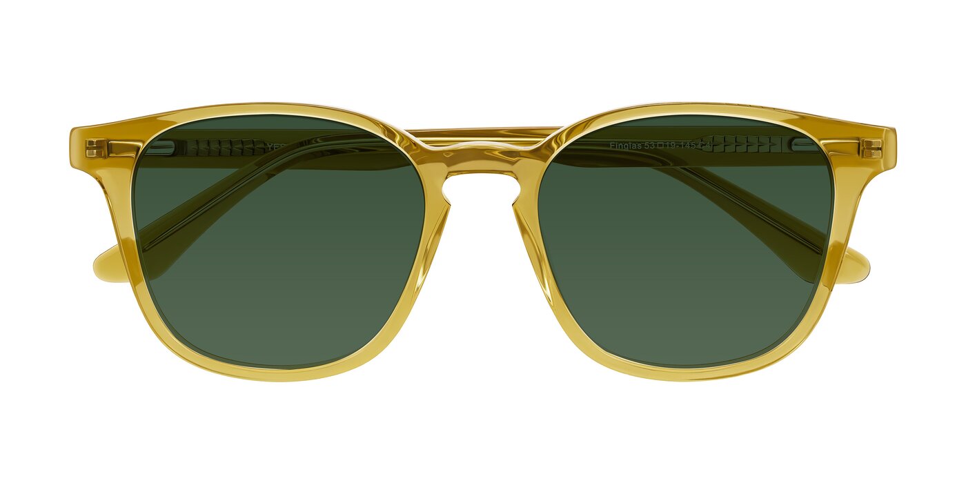 Finglas - Mustard Crystal Tinted Sunglasses