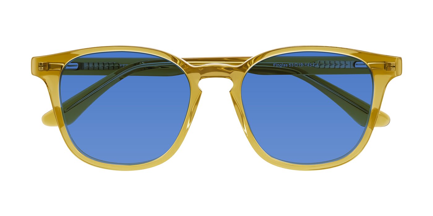 Finglas - Mustard Crystal Tinted Sunglasses