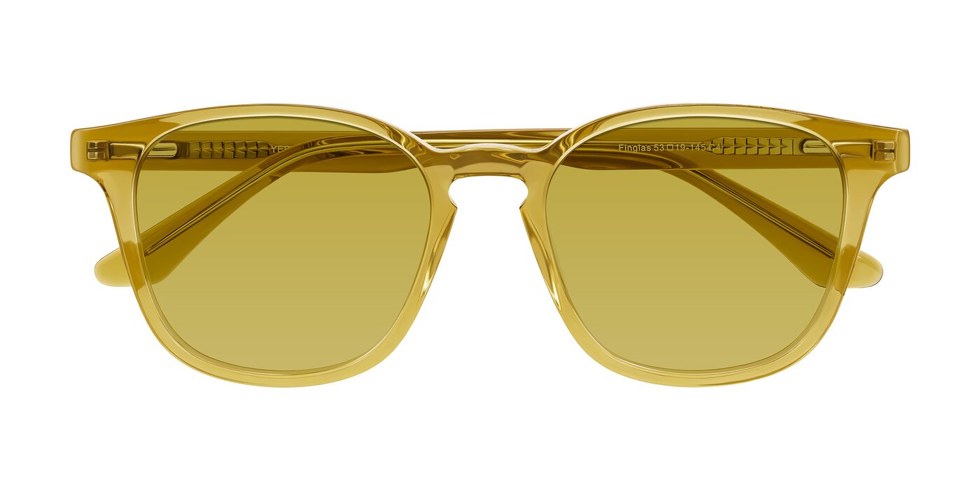 Finglas - Mustard Crystal Tinted Sunglasses