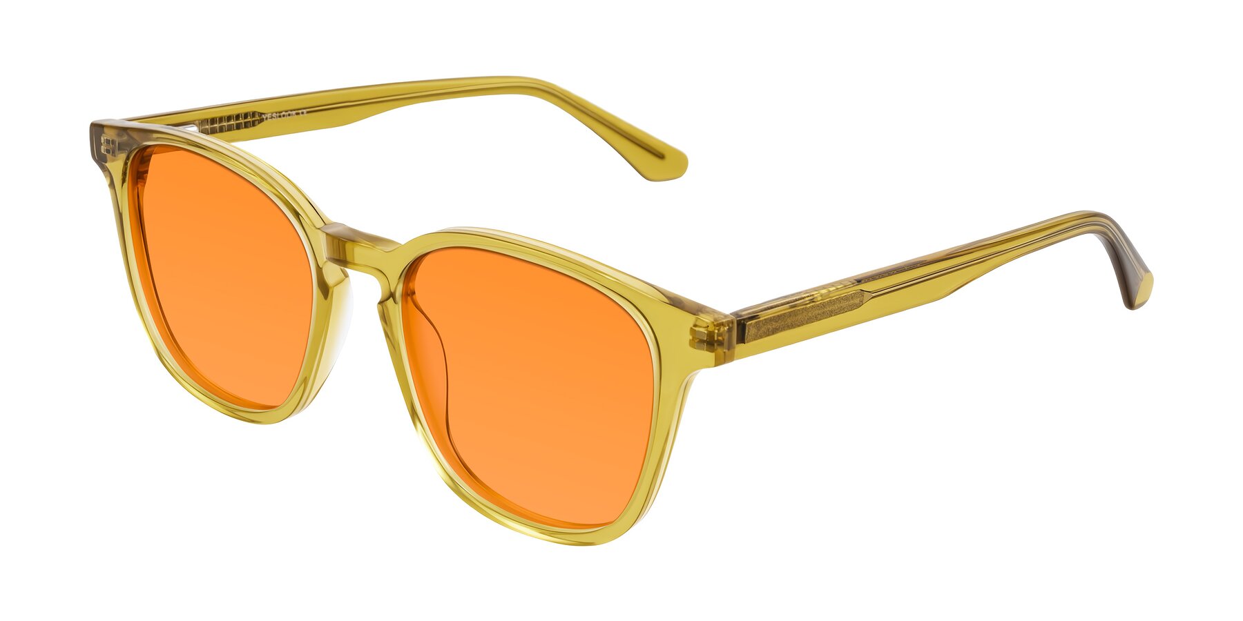 Angle of Finglas in Mustard Crystal with Orange Tinted Lenses