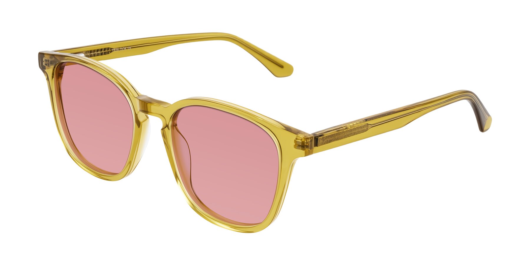 Angle of Finglas in Mustard Crystal with Medium Garnet Tinted Lenses